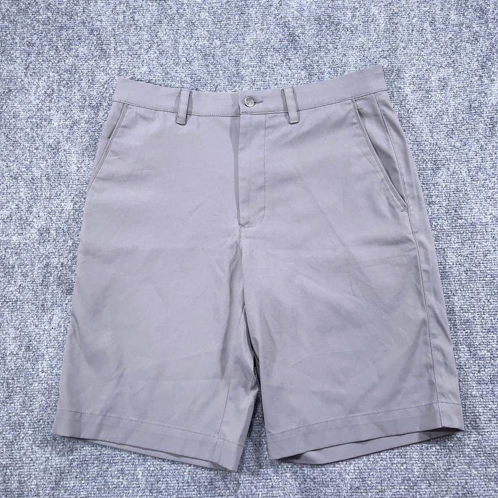 Callaway Golf Shorts Mens 30 Gray Performance‎ Flat Front Pockets Stretch #AB411